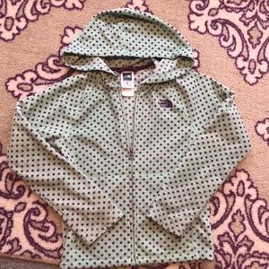 The North Face polka dot fleece. Small (7-8)